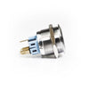 25mm Stainless Steel Button With Blue LED