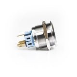25mm Stainless Steel Button With Blue LED