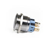 25mm Stainless Steel Button With Orange LED