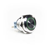 25mm Stainless Steel Button With Green LED